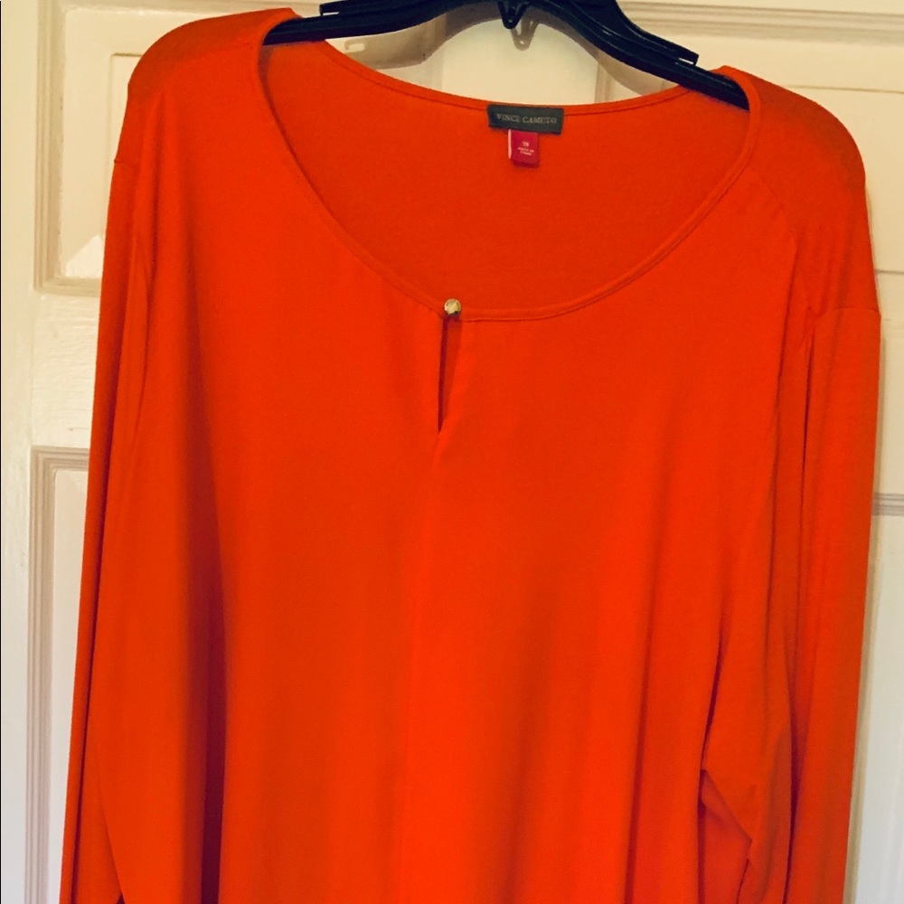 Vince Camuto red tunic
